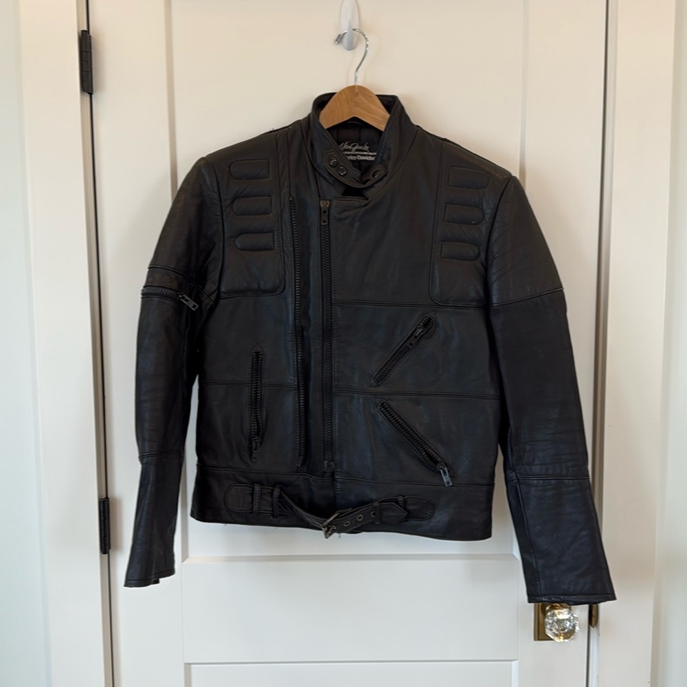 Leather Harley Davidson Jacket